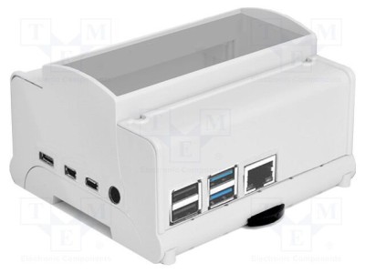Carcasă laptop ELBAG gri 101mm pentru şină DIN foto