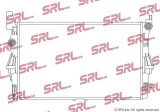 Radiator Mercedes Vito/V-Class, motor: 1.6 cdi, intrare/iesire conectare rapida, 690x420x18, SRLine, Aluminiu/ Plastic brazat, 4475010201; A4475010201