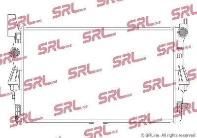 Radiator Mercedes Vito/V-Class, motor: 1.6 cdi, intrare/iesire conectare rapida, 690x420x18, SRLine, Aluminiu/ Plastic brazat, 4475010201; A4475010201 foto
