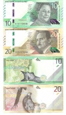 Peru lot bancnote 10 si 20 Soles 2019, UNC