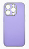 Husa eleganta din piele ecologica cu insertii aurii, Full protection, pentru iPhone 15 Plus, Lavanda, Oem