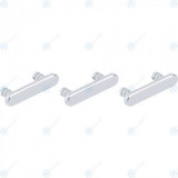Set chei laterale 3buc argintiu pentru iPhone 8 iPhone SE 2020