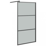 Cumpara ieftin Paravan dus walk-in negru 115x195 cm sticla ESG culoare inchisa