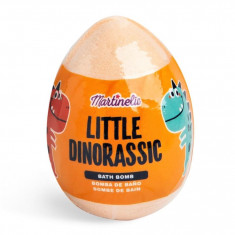 Bila efervescenta de baie Little Dinorassic Surprise Bath Bomb Martinelia 99587, portocaliu, 140 g