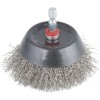 Perie S&acirc;rmă Wolfcraft Inox, 6 Puncte, Argintiu/Gri - Perie Manuală Profesională