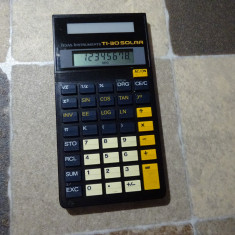 Calculator de birou vintage Texas instruments Ti-30 Solar