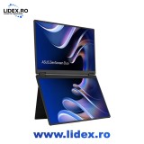 Monitor portabil Asus 14" IPS 5ms ZenScreen Duo MB14FCD ( ) WUXGA 1920x1200 16:10 Mini HDMI 2x USB-C negru