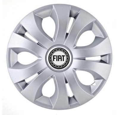 Set 4 Capace Roti Autohelix MSA&amp;reg; potrivite jantelor de 14 inch, Compatibil Cu Fiat, model Top Gray foto