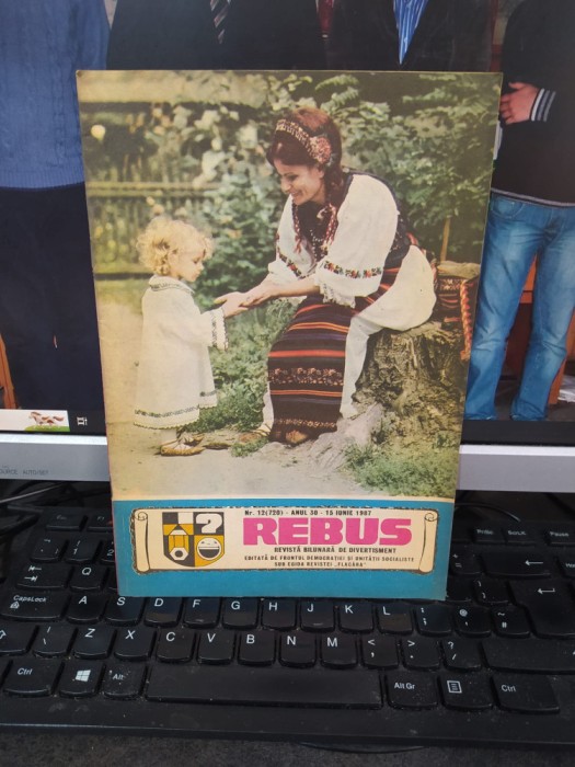 Rebus, revistă bilunară de divertisment, 15 iun. 1987, nr. 12, 720, anul 30, 151