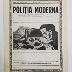 POLITIA MODERNA , REVISTA LUNARA DE SPECIALITATE , LITERATURA SI STIINTA , ANUL VIII , NR.88-89 , IUNIE - IULIE , 1933