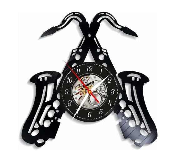 SAXOFON-ceas de perete