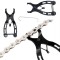 Cleste lant bicicleta, maner ergonomic, otel, negru
