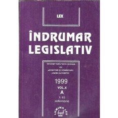 Indrumar legislativ ( volumul 10, 1999)