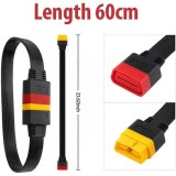 Cablu prelungitor adaptor mufa OBD2 CarDIAG&reg;, OBD2 16 Pin Mama La OBD 16 Pin Tata, 60cm, Durabil, Profesional