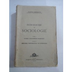 INTRODUCERE IN SOCIOLOGIE (tomul I si II) - Eugeniu SPERANTIA - Cluj, 1939