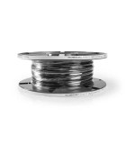 Cablu microfon 2x0.08mm2 OFC grosime totala 3mm negru Nedis