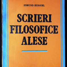 Edmund Husserl, Scrieri filosofice alese, foarte buna-ca noua