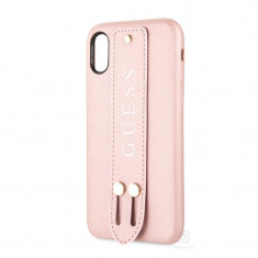 Husa de protectie, Guess Saffiano Strap, iPhone XR, Roz foto