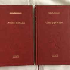 Crima si pedeapsa I+II, aut. F. Dostoievski, ed. Adevarul 2010, impecabile