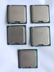 Lot procesoare intel : D915,D920,E6550,2xE7400 se vand in mod de licitatie foto