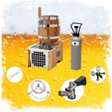 Set complet - Soudek 20, răcitor uscat, dozator bere mai rece, 1 linie, 20 l/h, GreenLine, fără cuplă butoi bere