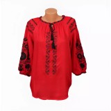 Cumpara ieftin Bluza Tip Ie Rosie cu Motiv Floral Negru - BMG04