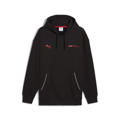 Formula 1 hanorac de bărbați cu glugă Essential Relaxed Logo black F1 Team 2025 - L foto
