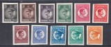 ROMANIA 1930 LP 86 d REGELE CAROL II FILIGRAN P.T.T. SERIE NEDANTELATA GUMA ORIGINALA SARNIERA, Nestampilat