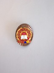 QW9 K 100 - Insigna - tematica comunism - Fruntas in intrecere