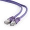 PATCH CORD S/FTP GEMBIRD Cat6a, LSZH, cupru, 0.5 m, violet, AWG27, dublu ecranat &quot;PP6A-LSZHCU-V-0.5M&quot; (timbru verde 0.08 lei)