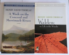 Henry David Thoreau - Walden + A Week on the Concord and Merrimack Rivers 2 vol. foto