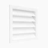 Grila de Ventilatie pentru Exterior Antiploaie WPL - Aluminiu cu Plasa de Otel