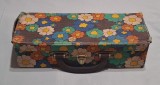GENTUTA pentru CASETE AUDIO, cu 15 lacasuri pentru casete, produs fabricat in Romania, era socialista, anii 1980