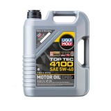 Ulei Motor Sintetic Liqui Moly Top Tec 4100 5W40, 5L. Protectie Uzura, Motoare Benzina/Diesel, Filtru Particule, EURO 4/5/6