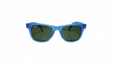 Ochelari de soare Ray Ban RB2140 887/96 albastru transparent mat foto