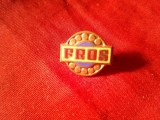 Insigna Romania - FROS metal si email , L=1,5cm