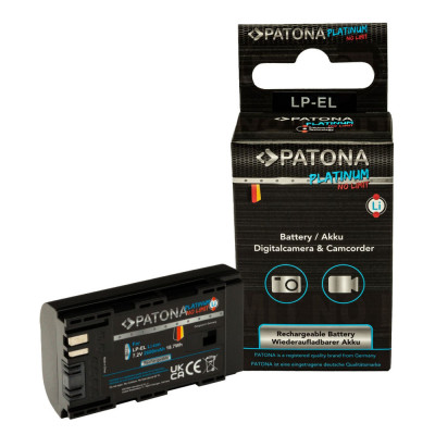 Acumulator replace Patona Platinum LP-EL (EL1) 2600mAh pentru Canon LP-EL -1399 foto