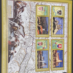 LP 1863a - Stemele Dunării I - 2010 - bloc de 4 timbre