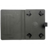 Husa cu stand reglabila rotativa Vennus Sensitive neagra pentru tablete de 7 inch