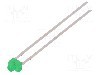 Dioda LED, 1,8mm, verde, 4...12mcd, 2mA, 2,4...3V, VISHAY - TLUG2401
