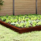 vidaXL Garduri pentru melci 20 pcs Ruginit 874887