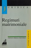 Regimuri matrimoniale - Cristiana Mihaela Craciunescu