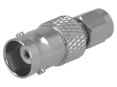 Adaptor BNC Femelă la SMA Masculin foto