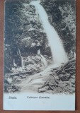 Carte postala, Sinaia, Cascada Urlatoarea, perioada interbelica