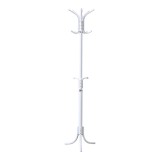 Cumpara ieftin Cuier metalic Mendora, Alb - Negru, 40x40x180 cm