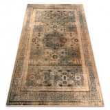 Covor de l&acirc;nă Omega MAMLUK Rozetă vintage crem, 100x150 cm