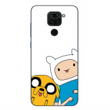 Husa compatibila cu Xiaomi Redmi Note 9 Silicon Gel Tpu Model Finn and Jake Tongues