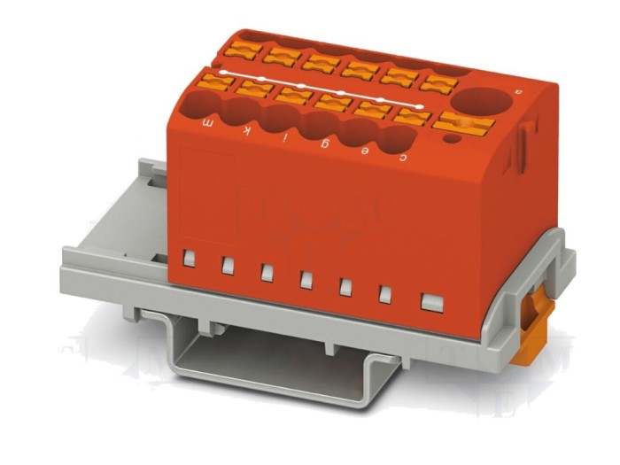 Conector de şine 24A, 690V, push-in