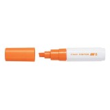 Marker cu vopsea pe baza de apa, varf tesit 8mm,Pilot Pintor, orange