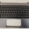 Carcasa superioara cu tastatura palmrest, Huawei, MateBook 13 WRT-W19, WRT-W29L, WRT-W09, WT-W09, HN-W19L, HN-W19R, iluminata, gri, layout US